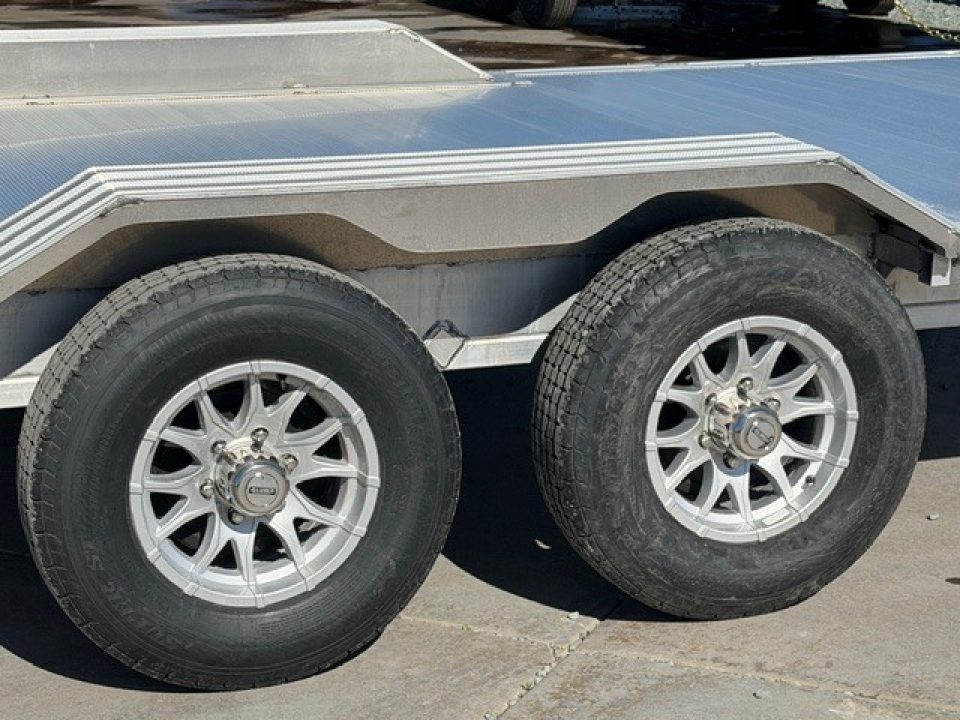 New 2027 Aluma WB16H-TA-EL-DOF-R-RR 8FT X 16FT 9990 GVW Utility Trailer