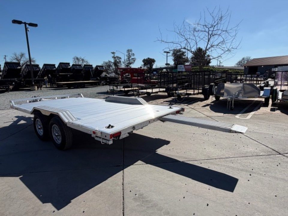 New 2027 Aluma WB16H-TA-EL-DOF-R-RR 8FT X 16FT 9990 GVW Utility Trailer