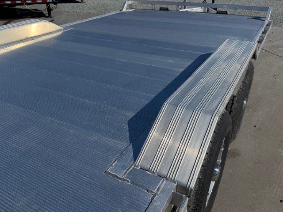 New 2027 Aluma WB16H-TA-EL-DOF-R-RR 8FT X 16FT 9990 GVW Utility Trailer