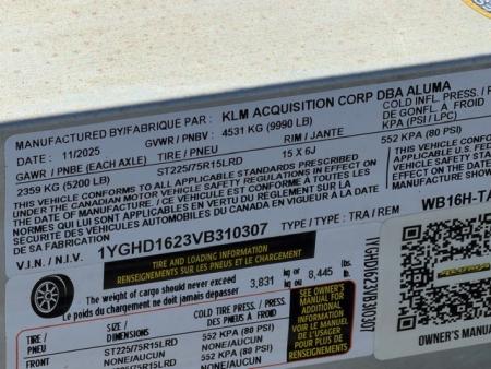 New 2027 Aluma WB16H-TA-EL-DOF-R-RR 8FT X 16FT 9990 GVW Utility Trailer