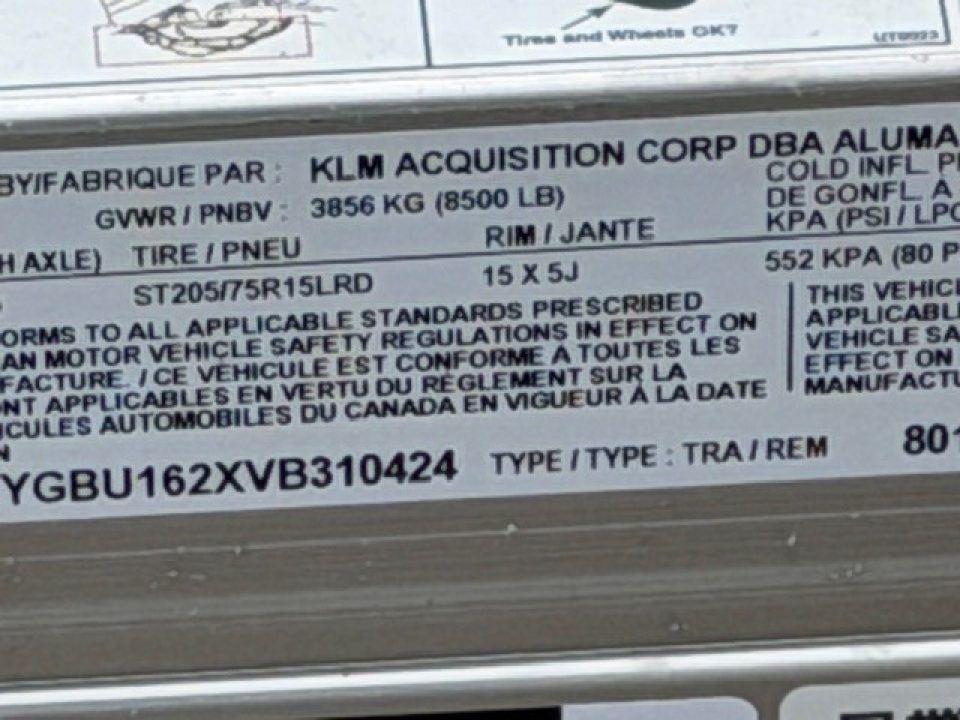 New 2027 Aluma 8014TA-EL-R-BT-RTD 7FT X 14FT 8.5K GVW Equipment Trailer