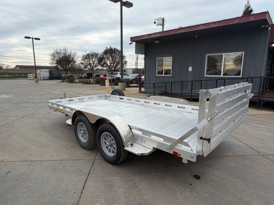 New 2027 Aluma 8014TA-EL-R-BT-RTD 7FT X 14FT 8.5K GVW Equipment Trailer