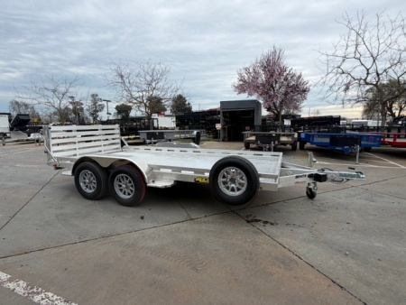 New 2027 Aluma 8014TA-EL-R-BT-RTD 7FT X 14FT Utility Trailer