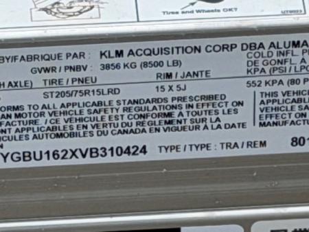 New 2027 Aluma 8014TA-EL-R-BT-RTD 7FT X 14FT 8.5K GVW Equipment Trailer
