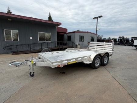 New 2027 Aluma 8014TA-EL-R-BT-RTD 7FT X 14FT 8.5K GVW Equipment Trailer
