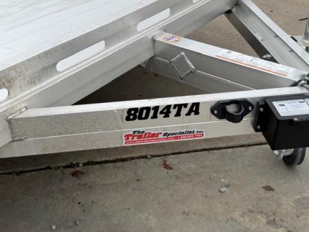New 2027 Aluma 8014TA-EL-R-BT-RTD 7FT X 14FT 8.5K GVW Equipment Trailer