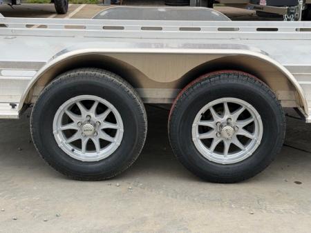 New 2027 Aluma 8014TA-EL-R-BT-RTD 7FT X 14FT 8.5K GVW Equipment Trailer