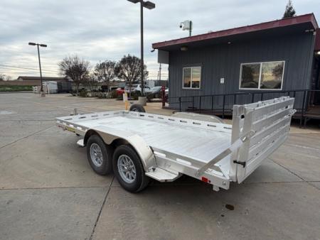New 2027 Aluma 8014TA-EL-R-BT-RTD 7FT X 14FT 8.5K GVW Equipment Trailer