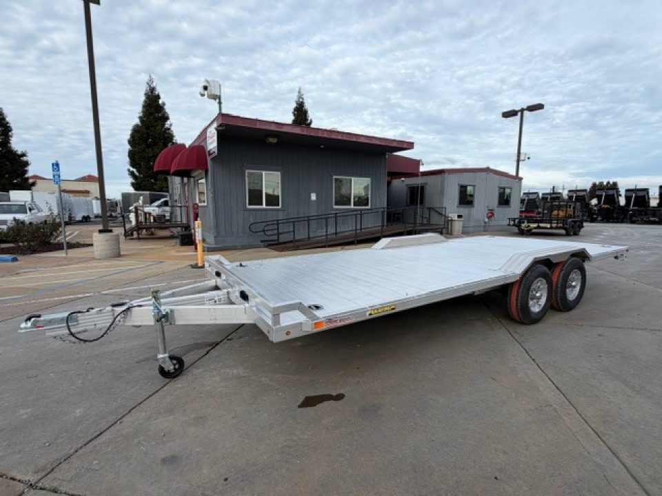 New 2027 Aluma WB20H-TA-EL-DOF-R-RR 8.5FT X 20FT 9990 GVW Equipment Trailer
