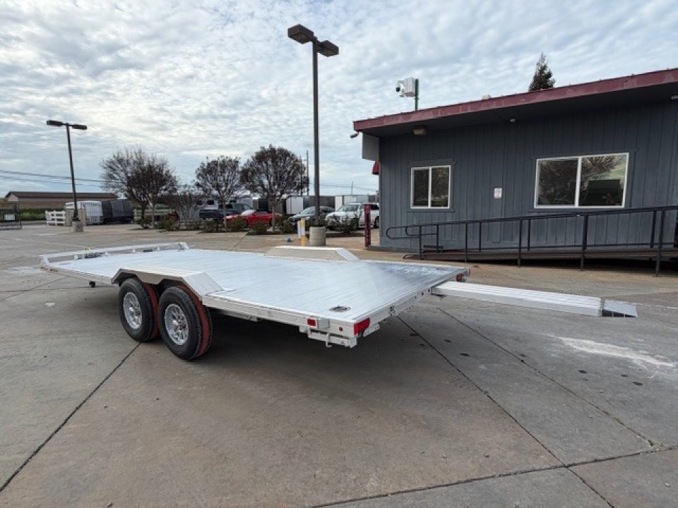 New 2027 Aluma WB20H-TA-EL-DOF-R-RR 8.5FT X 20FT 9990 GVW Equipment Trailer