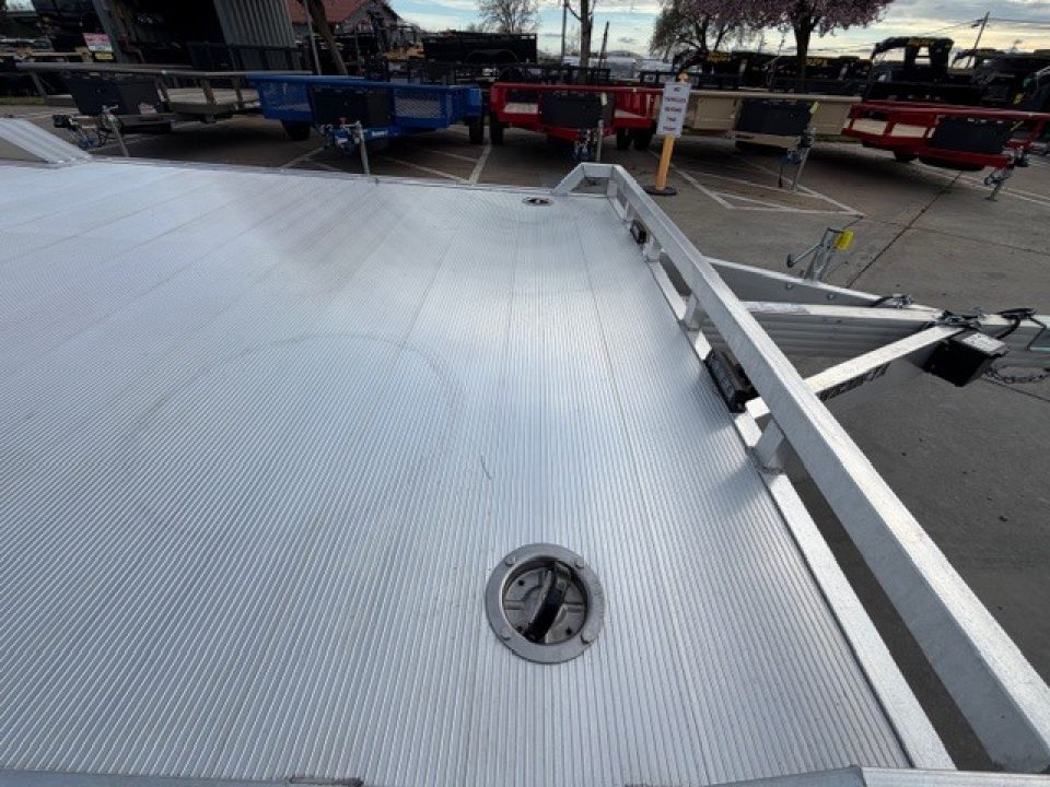 New 2027 Aluma WB20H-TA-EL-DOF-R-RR 8.5FT X 20FT 9990 GVW Equipment Trailer