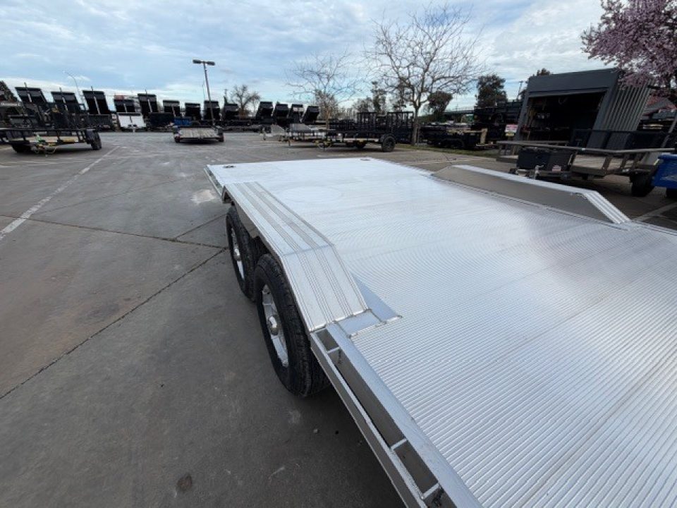 New 2027 Aluma WB20H-TA-EL-DOF-R-RR 8.5FT X 20FT 9990 GVW Equipment Trailer