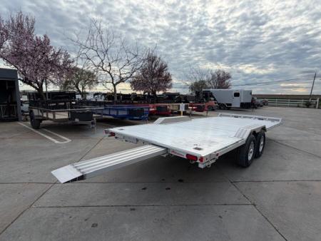 New 2027 Aluma WB20H-TA-EL-DOF-R-RR 8.5FT X 20FT 9990 GVW Equipment Trailer
