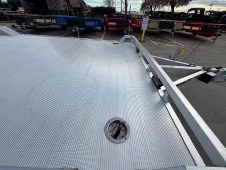 New 2027 Aluma WB20H-TA-EL-DOF-R-RR 8.5FT X 20FT 9990 GVW Equipment Trailer