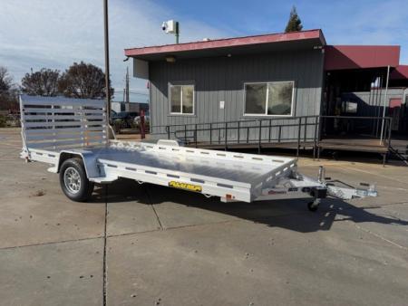 New 2027 Aluma 8015-S-EL-TG 7FT X 15FT Utility Trailer