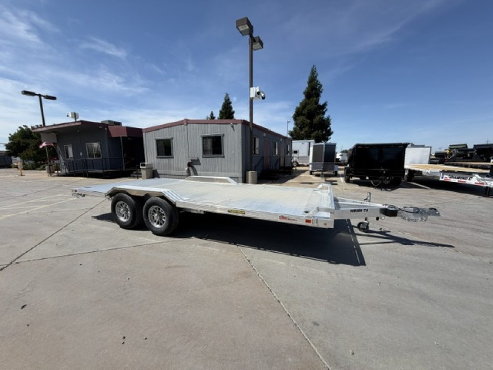 New 2027 Aluma WB18H-TA-EL-DOF-R-RR 8FT X 18FT 9990 GVW Equipment Trailer