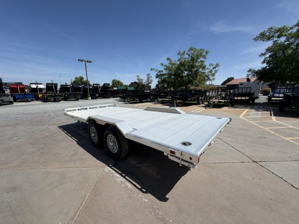 New 2027 Aluma WB18H-TA-EL-DOF-R-RR 8FT X 18FT 9990 GVW Equipment Trailer
