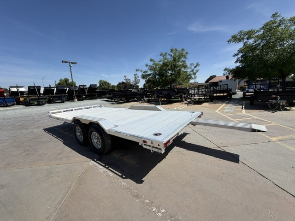 New 2027 Aluma WB18H-TA-EL-DOF-R-RR 8FT X 18FT 9990 GVW Equipment Trailer