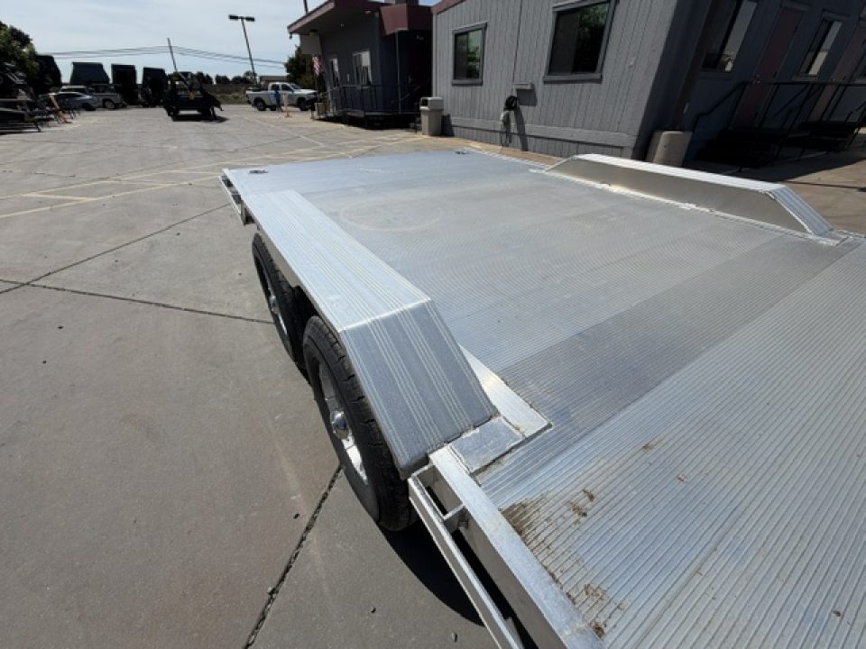 New 2027 Aluma WB18H-TA-EL-DOF-R-RR 8FT X 18FT 9990 GVW Equipment Trailer