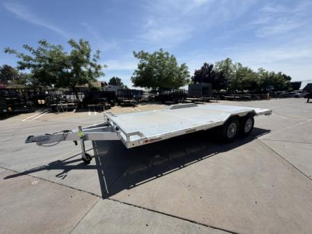 New 2027 Aluma WB18H-TA-EL-DOF-R-RR 8FT X 18FT 9990 GVW Equipment Trailer