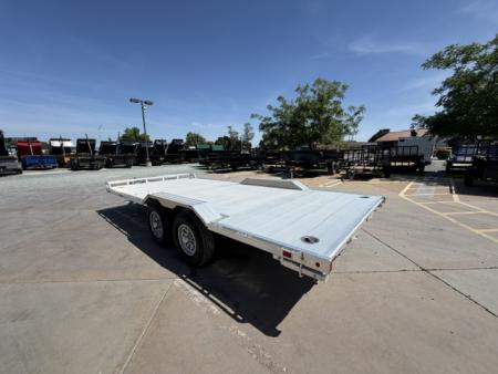 New 2027 Aluma WB18H-TA-EL-DOF-R-RR 8FT X 18FT 9990 GVW Equipment Trailer