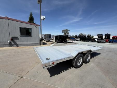 New 2027 Aluma WB18H-TA-EL-DOF-R-RR 8FT X 18FT 9990 GVW Equipment Trailer