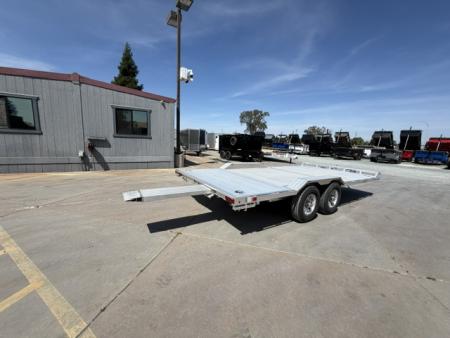 New 2027 Aluma WB18H-TA-EL-DOF-R-RR 8FT X 18FT 9990 GVW Equipment Trailer