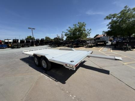 New 2027 Aluma WB18H-TA-EL-DOF-R-RR 8FT X 18FT 9990 GVW Equipment Trailer