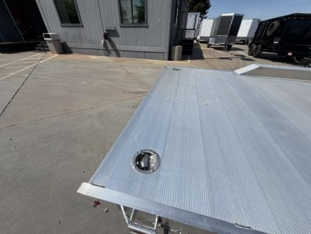 New 2027 Aluma WB18H-TA-EL-DOF-R-RR 8FT X 18FT 9990 GVW Equipment Trailer