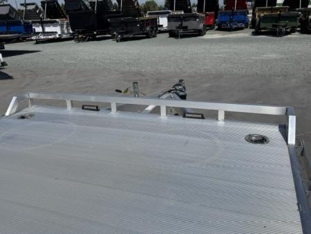 New 2027 Aluma WB18H-TA-EL-DOF-R-RR 8FT X 18FT 9990 GVW Equipment Trailer