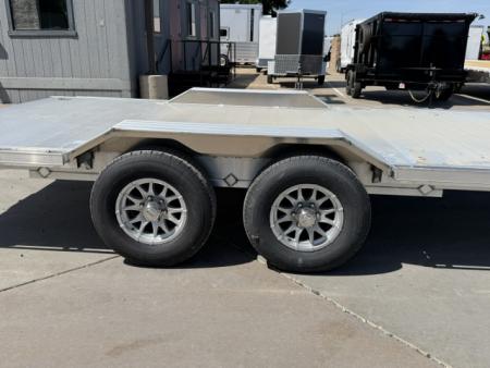New 2027 Aluma WB18H-TA-EL-DOF-R-RR 8FT X 18FT 9990 GVW Equipment Trailer