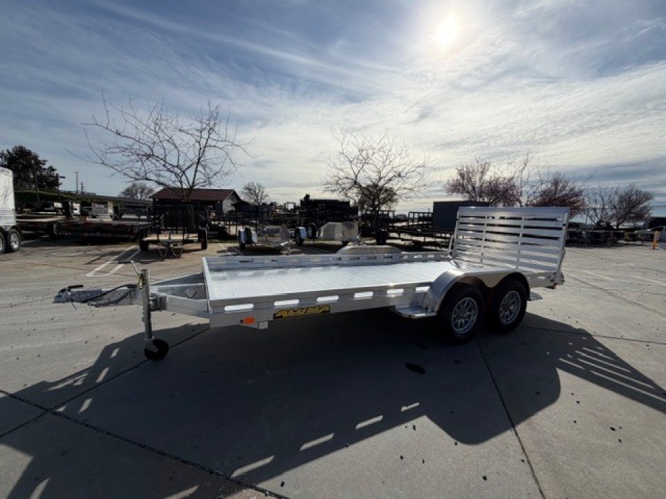 New 2027 Aluma 8016TA-EL-R-TG-RTD 6.5FT X 16FT 8.5K GVW Equipment Trailer