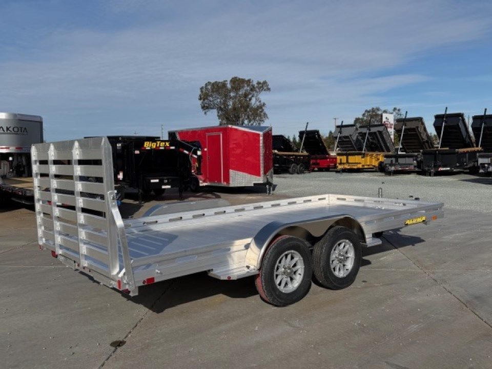New 2027 Aluma 8016TA-EL-R-TG-RTD 6.5FT X 16FT 8.5K GVW Equipment Trailer