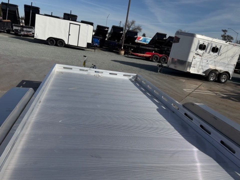 New 2027 Aluma 8016TA-EL-R-TG-RTD 6.5FT X 16FT 8.5K GVW Equipment Trailer