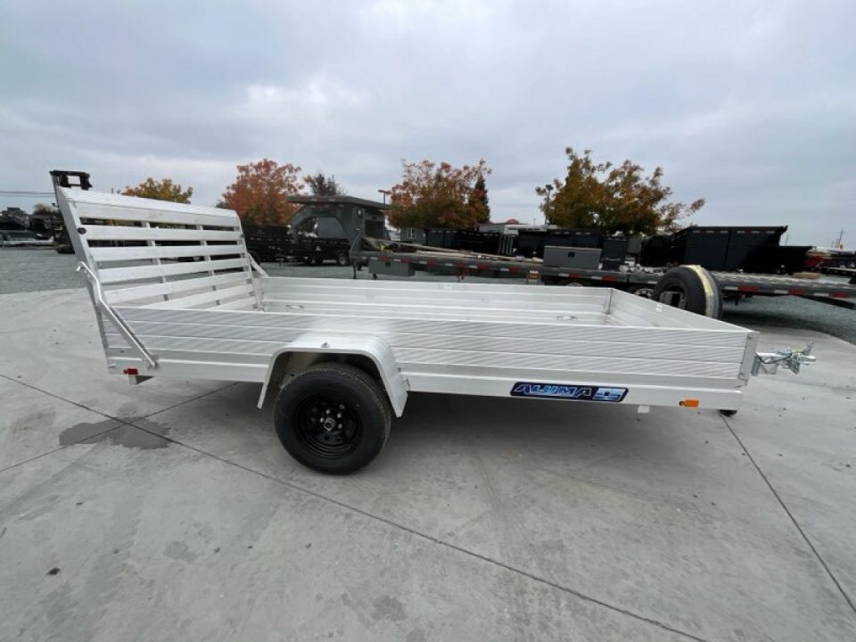 New 2025 Aluma 6812H-ESA-S-TG 5.5FT X 12FT 2990 GVW Utility Trailer