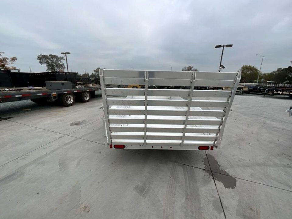 New 2025 Aluma 6812H-ESA-S-TG 5.5FT X 12FT 2990 GVW Utility Trailer