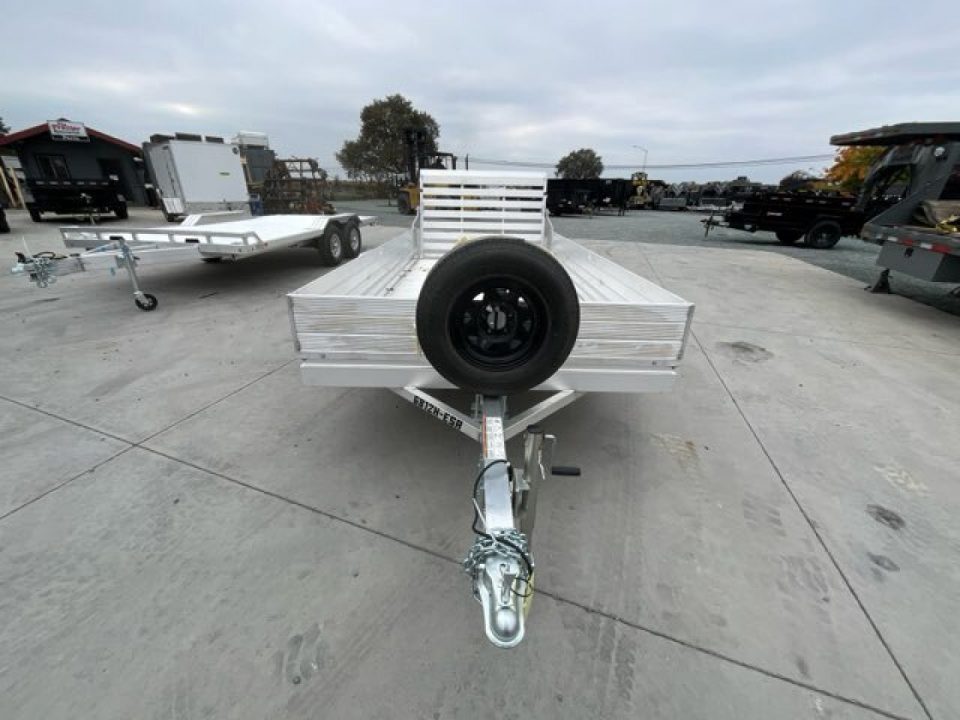 New 2025 Aluma 6812H-ESA-S-TG 5.5FT X 12FT 2990 GVW Utility Trailer