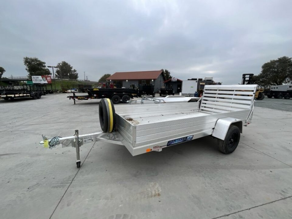 New 2025 Aluma 6812H-ESA-S-TG 5.5FT X 12FT 2990 GVW Utility Trailer