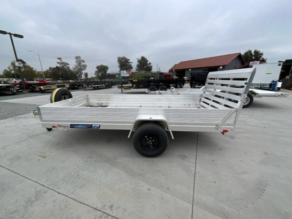 New 2025 Aluma 6812H-ESA-S-TG 5.5FT X 12FT 2990 GVW Utility Trailer