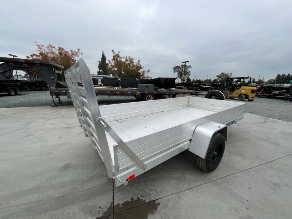 New 2025 Aluma 6812H-ESA-S-TG 5.5FT X 12FT 2990 GVW Utility Trailer