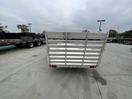 New 2025 Aluma 6812H-ESA-S-TG 5.5FT X 12FT 2990 GVW Utility Trailer