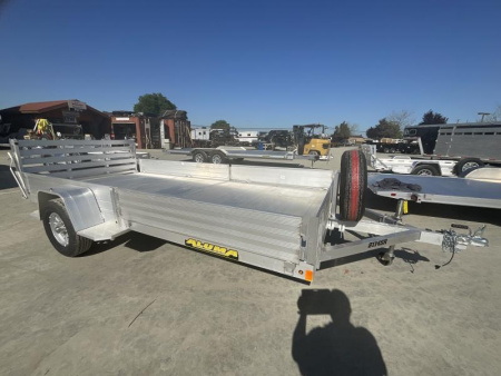 New 2026 Aluma 8114S-R-BT-SR 7FT X 14FT SA Utility Trailer