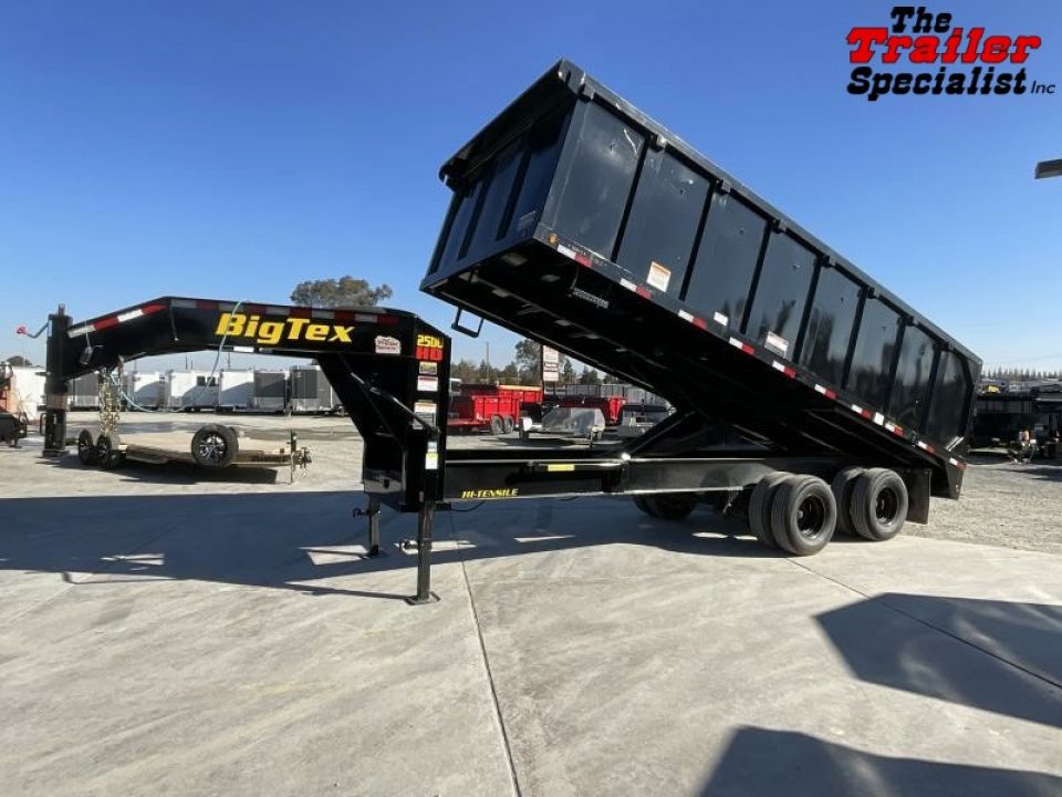 New 2025 Big Tex Trailers 25DU-20-8SIR 7.5FT X 20FT 25K GVW TA-D Dump Trailer