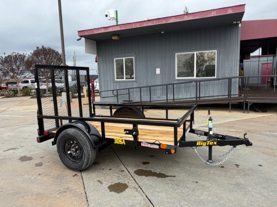 New 2026 Big Tex Trailers 30SA-08R1A-4P 5FT X 8FT 2995 GVW Utility Trailer