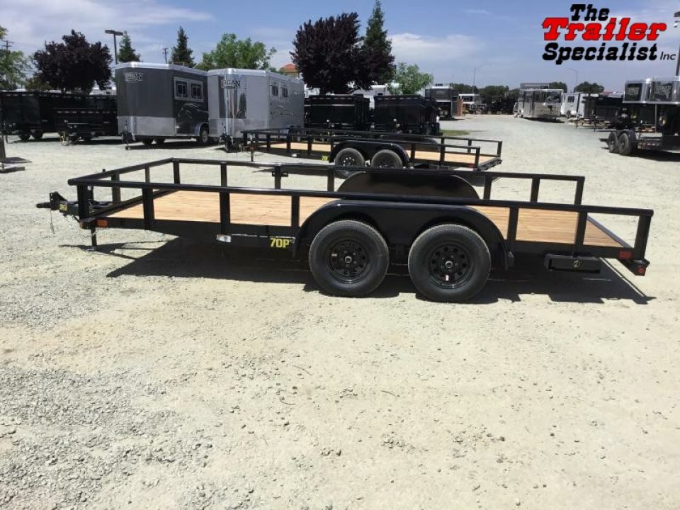 New 2026 Big Tex Trailers 70PI-18R1A-4P-BRK2 7FT X 18FT 7K GVW Utility Trailer
