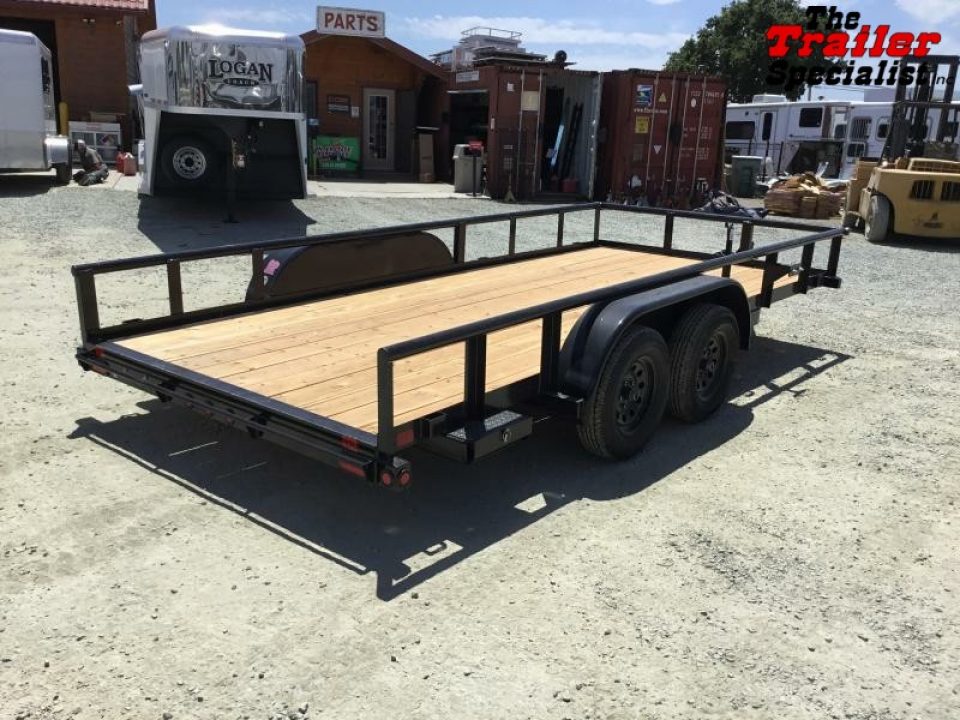 New 2026 Big Tex Trailers 70PI-18R1A-4P-BRK2 7FT X 18FT 7K GVW Utility Trailer