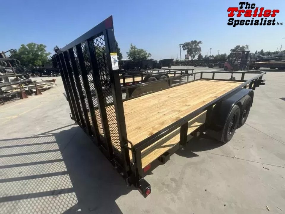 New 2026 Big Tex Trailers 70PI-18R1A-4P-BRK2 7FT X 18FT 7K GVW Utility Trailer