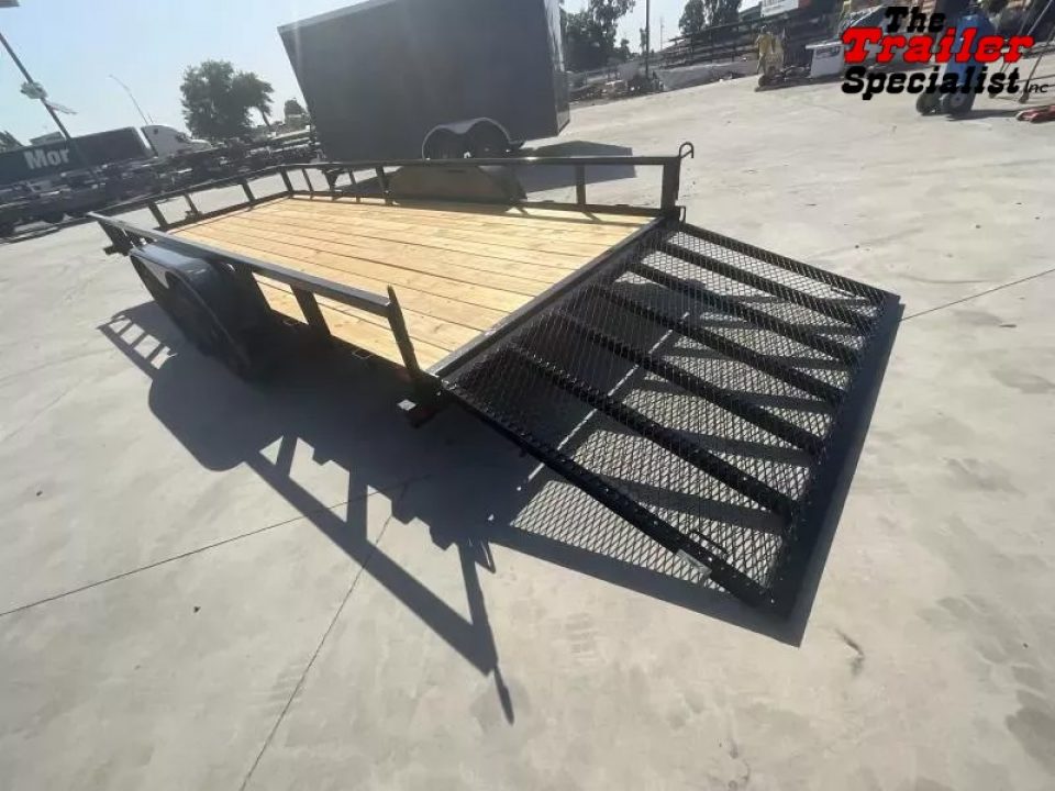 New 2026 Big Tex Trailers 70PI-18R1A-4P-BRK2 7FT X 18FT 7K GVW Utility Trailer