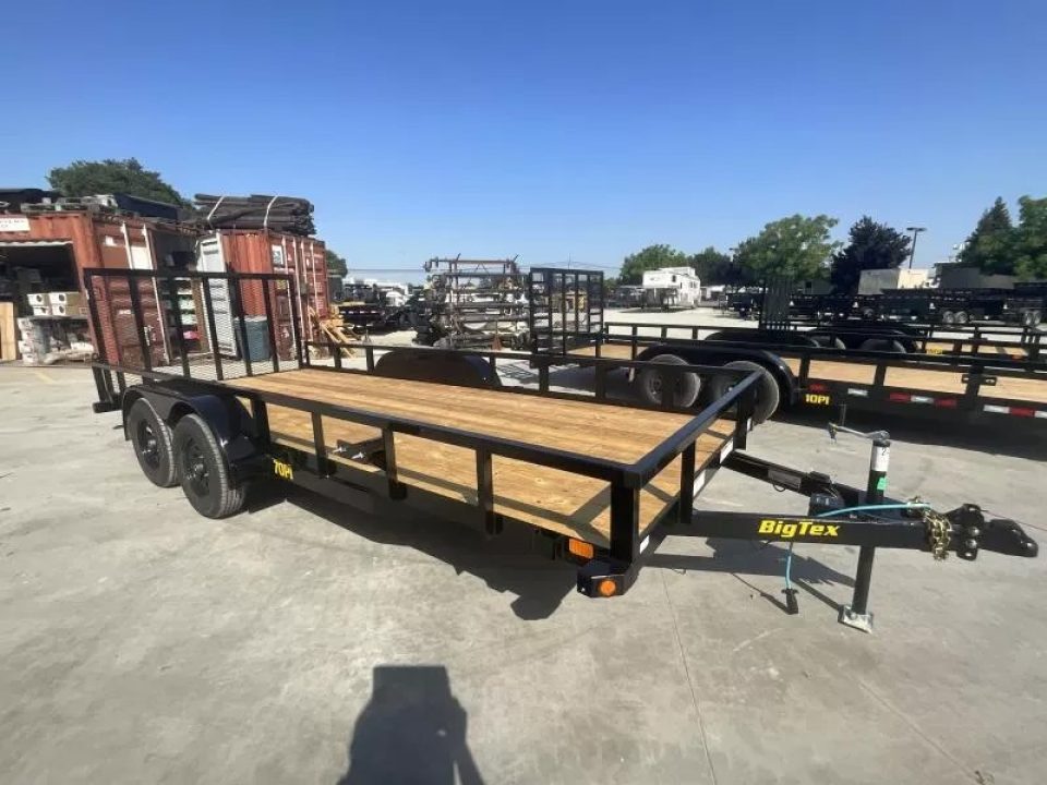 New 2026 Big Tex Trailers 70PI-18R1A-4P-BRK2 7FT X 18FT 7K GVW Utility Trailer