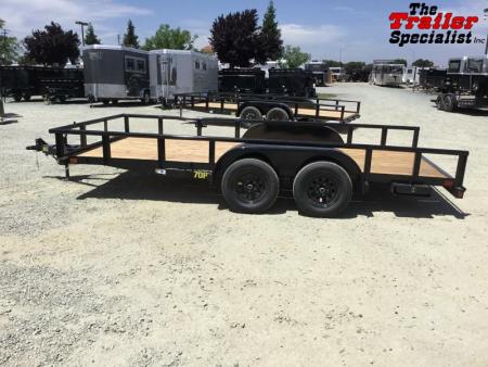 New 2026 Big Tex Trailers 70PI-18R1A-4P-BRK2 7FT X 18FT 7K GVW Utility Trailer